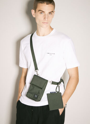 Comme des Garçons Homme Logo Patch Crossbody Bag Green cdh0158005