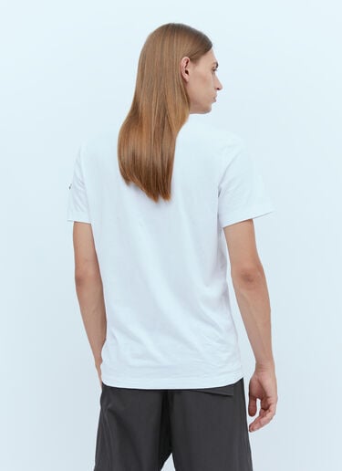 Logo Print T-Shirt Moncler Logo Print T-Shirt White mon0154029