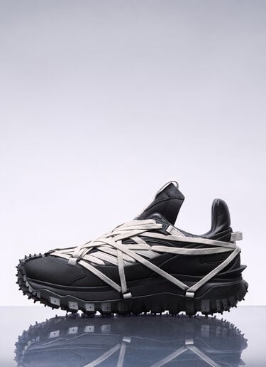 Moncler x Rick Owens Trailgrip Megalace Sneakers Black mcs0358021