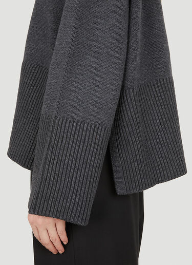 TOTEME Turtleneck Sweater Grey tot0251034