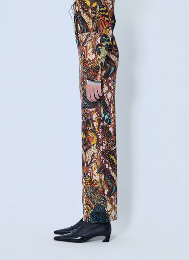 Jean Paul Gaultier Re-Edition The Yellow Butterfly Skirt Brown jpg0264023