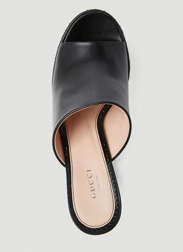 Gucci GG Platform Mules Black guc0253118