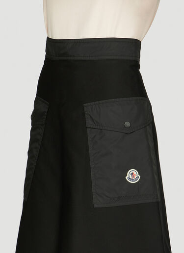Moncler Patch Pocket Skirt Black mon0247045
