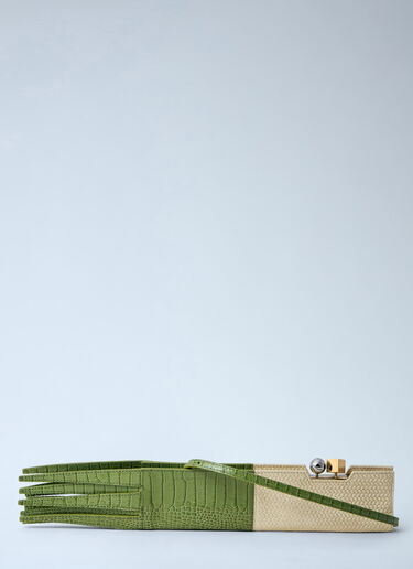 Jacquemus The Poireau Clutch Bag Green jac0264045