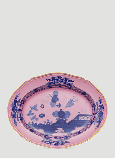 Ginori 1735 Oriente Italiano Oval Platter Pink wps0644496