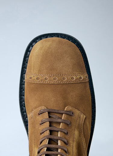 Faded Unlined Suede Loafers Miu Miu Faded Unlined Suede Loafers Brown miu0263033