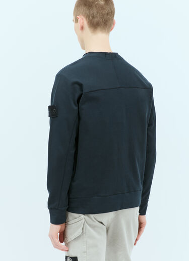 Stone Island 徽标贴饰运动衫 藏蓝色 sto0156002