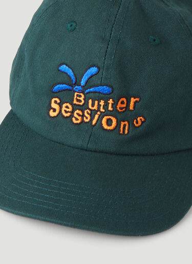 Butter Sessions 刺绣徽标棒球帽 绿色 bts0348004
