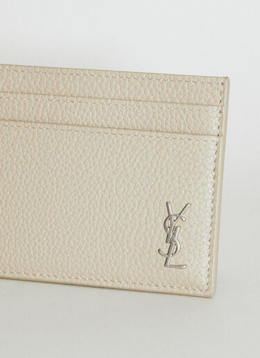 Saint Laurent Tiny Cassandre Cardholder Beige sla0154053