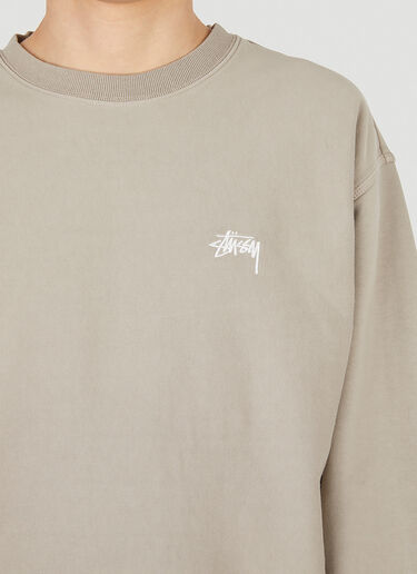 Stüssy Stock Logo Sweatshirt Beige sts0152017