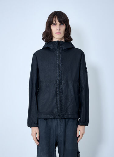 Stone Island Technical Hooded Jacket Black sto0164063