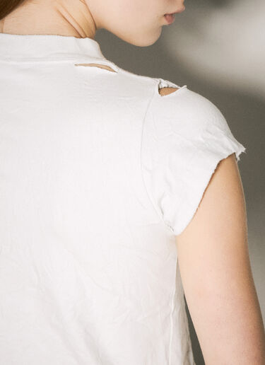 Balenciaga Planet Holiday Shrunk T-Shirt White bal0258009