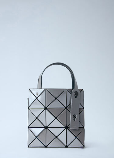 Bao Bao Issey Miyake Mini Carat Handbag Grey bao0364012