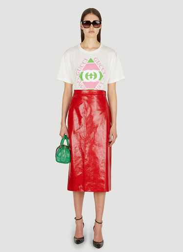 Gucci 徽标印花T恤 白色 guc0251057