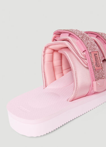 Blumarine x Suicoke Moto Low Slides Pink blm0252030