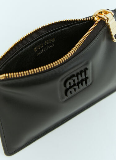 Miu Miu Leather Envelope Wallet Black miu0254051