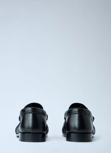 Saint Laurent Le Loafer Supple in Matte Leather Black sla0263040