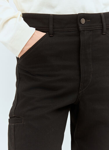 Lemaire Twisted Workwear Pants Black lem0158004