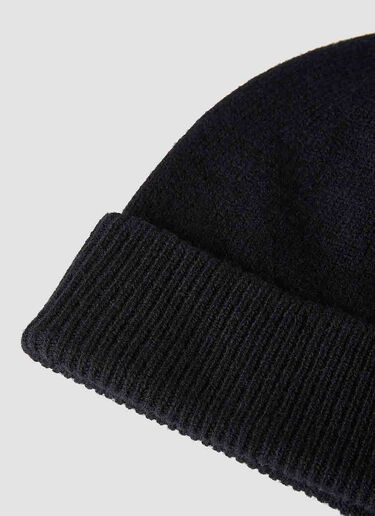 Acne Studios 페이스 패치 비니 햇 블랙 acn0251019