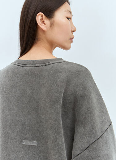 Acne Studios 로고 패치 맨투맨 블랙 acn0357002
