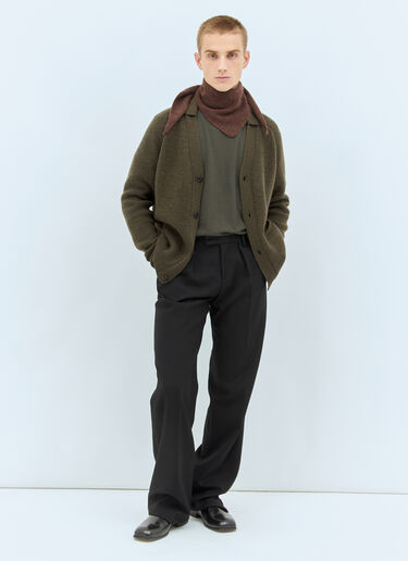 MHL by Margaret Howell カラーカーディガン カーキ mhl0158003
