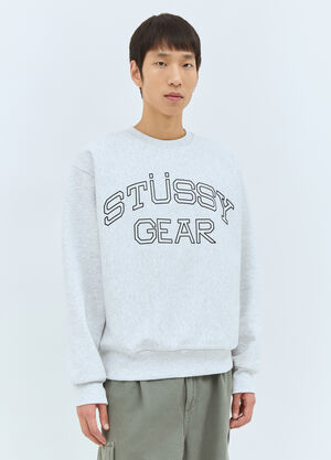 Stüssy Gear Crewneck Sweatshirt Grey sts0159008