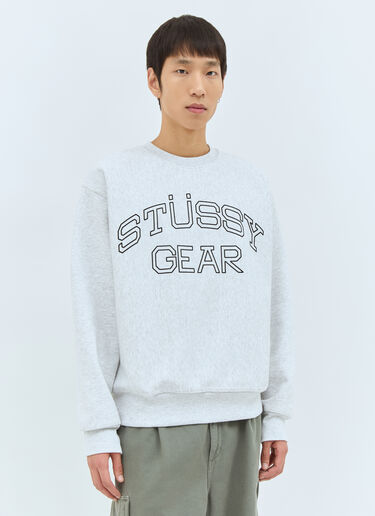 Stüssy Gear Crewneck Sweatshirt Grey sts0158026