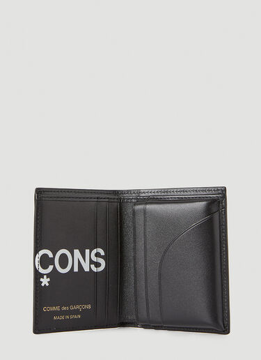 Comme des Garçons Wallet ロゴ 二つ折りウォレット ブラック cdw0346004
