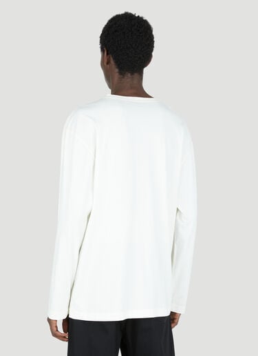 Lemaire Patch Pocket Long-Sleeve T-Shirt Cream lem0154007