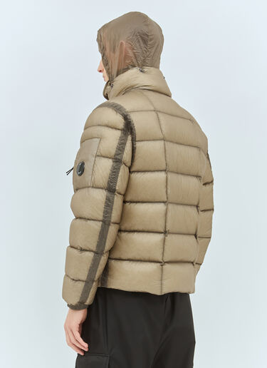 C.P. Company DD Shell Puffer Jacket Khaki pco0158006