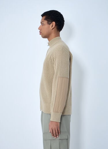 Stüssy Military Patch Zip Cardigan Sand sts0162007