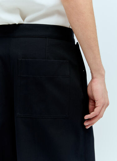 Bottega Veneta 棉质斜纹布长裤  藏蓝色 bov0156003