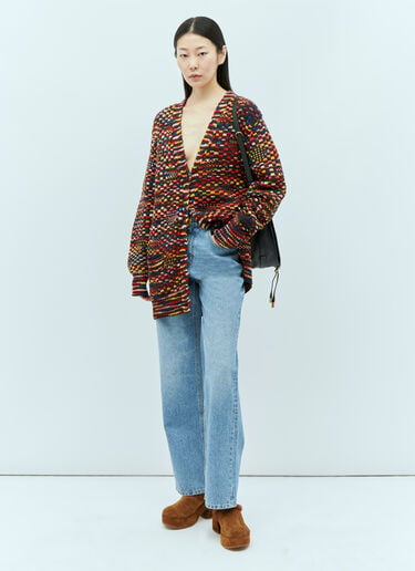 Chloé Chunky Knit Cardigan Multicolour chl0255015