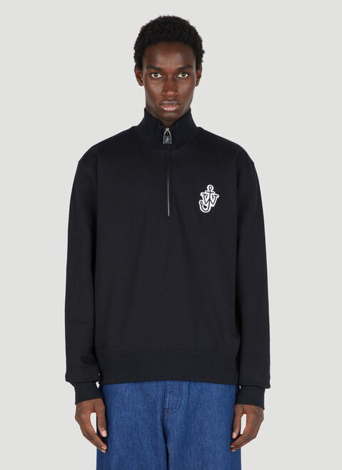 JW Anderson Padlock Half-Zip Sweatshirt Beige jwa0154013