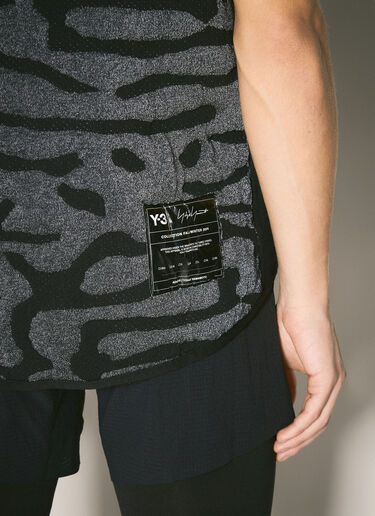 Y-3 Jacquard Run Gilet Grey yyy0158012