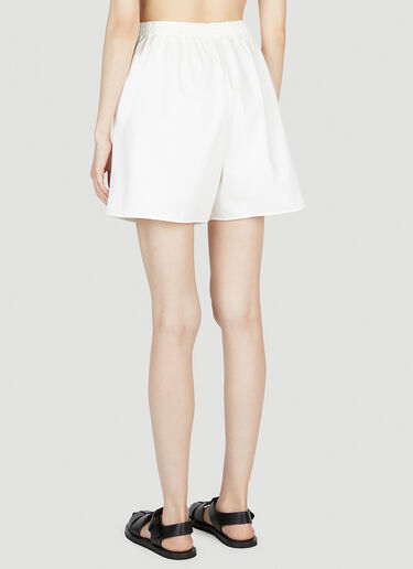 The Row Gunther Shorts White row0253017