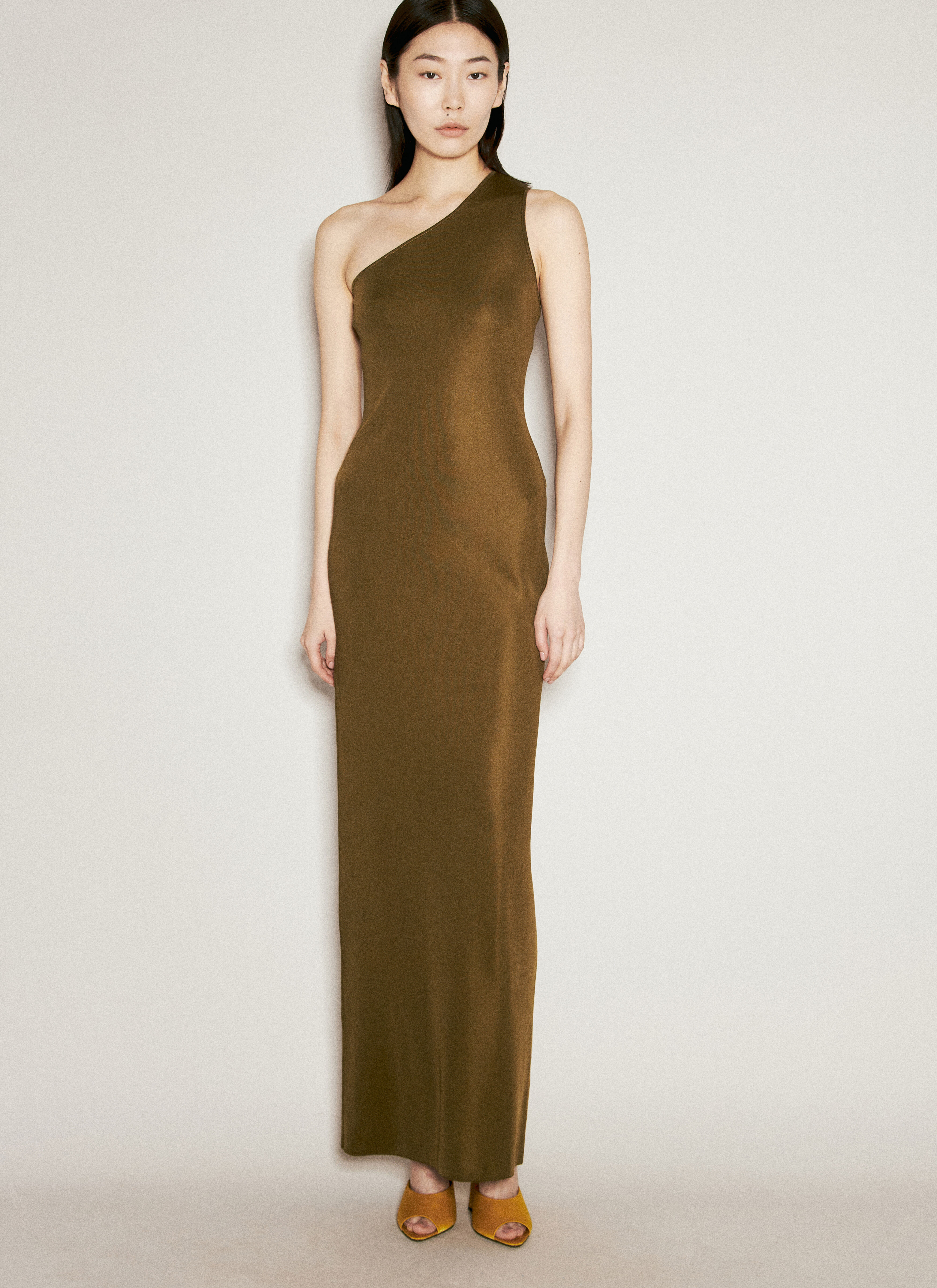 Saint laurent one shoulder dress top