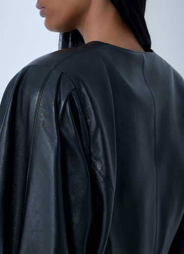 Cropped Collarless Jacket Chloé Cropped Collarless Jacket Black chl0263046