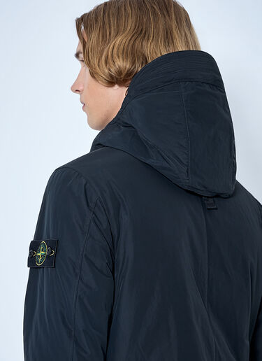 LN-CC® - Stone Island: Hooded Jacket with Patch Detail - Navy Stone Island Hooded Jacket with Patch Detail Navy sto0165007