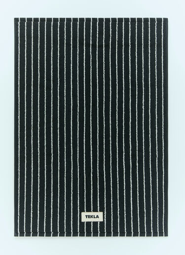 Tekla Stripes Bath Mat Black tek0355019