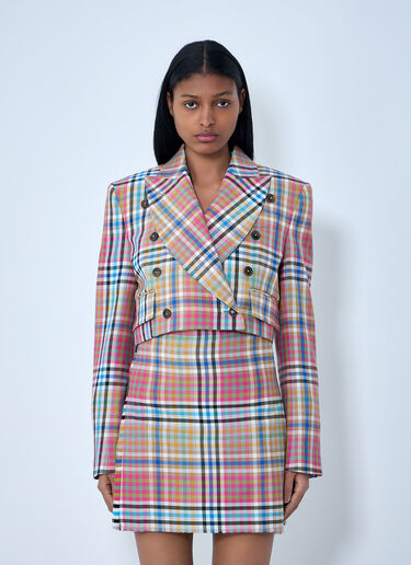 Vivienne Westwood Cut-Off Blazer Red vvw0263016