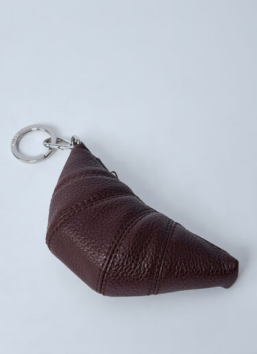 Lemaire Mini Croissant Keyring Brown lem0360003