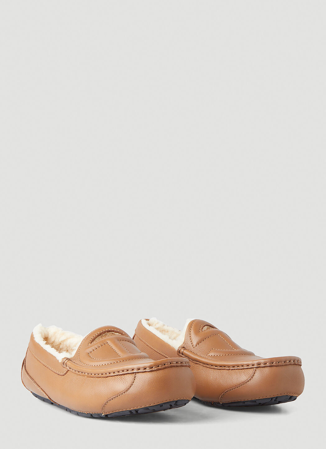 Ugg x Telfar Logo Loafers in Brown LN CC