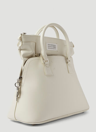 Maison Margiela 5AC Medium Handbag White mla0245018