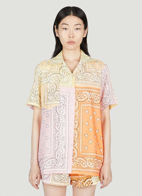 Arizona Love Paisley Motif Shirt Red arz0253007