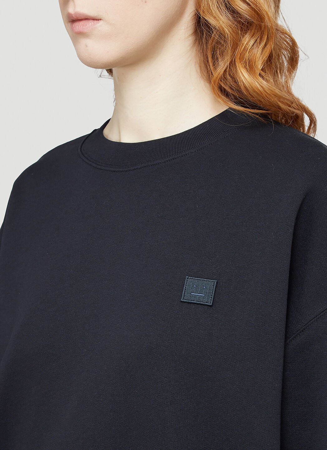 Acne face sweatshirt new arrivals