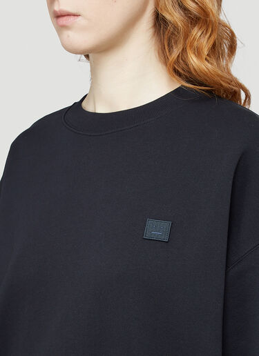 Acne Studios Oversized Face Sweatshirt Black acn0343004