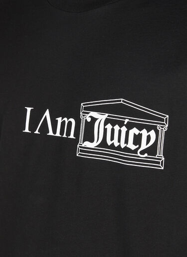 Aries x Juicy Couture I Am Juicy 티셔츠 블랙 ajy0352008