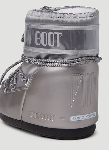 Moon Boot Icon Low Glance Snow Boots Silver mnb0350017