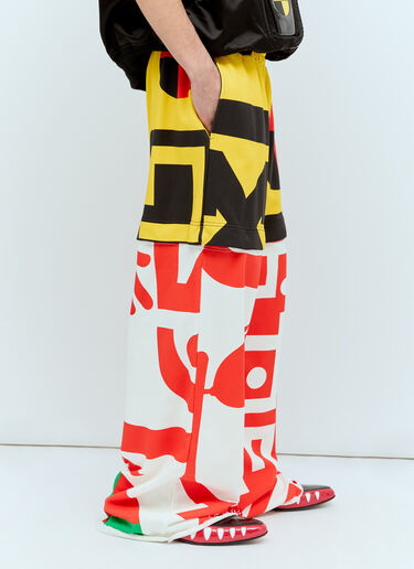 Walter Van Beirendonck Dawleetoo Track Pants Yellow wlt0156014